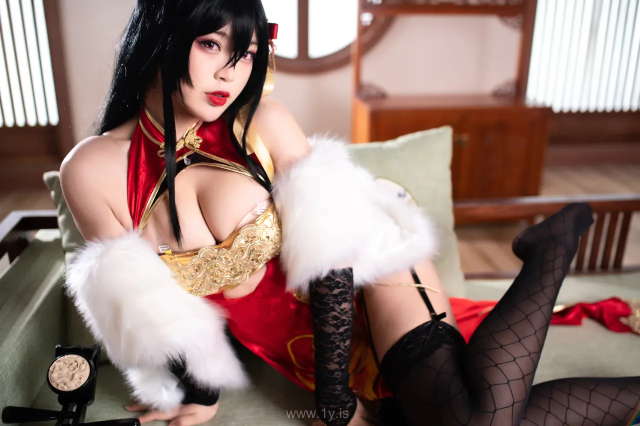 Coser@白烨 NO.013 Fancy Asian Cutie 大凤旗袍新年限定